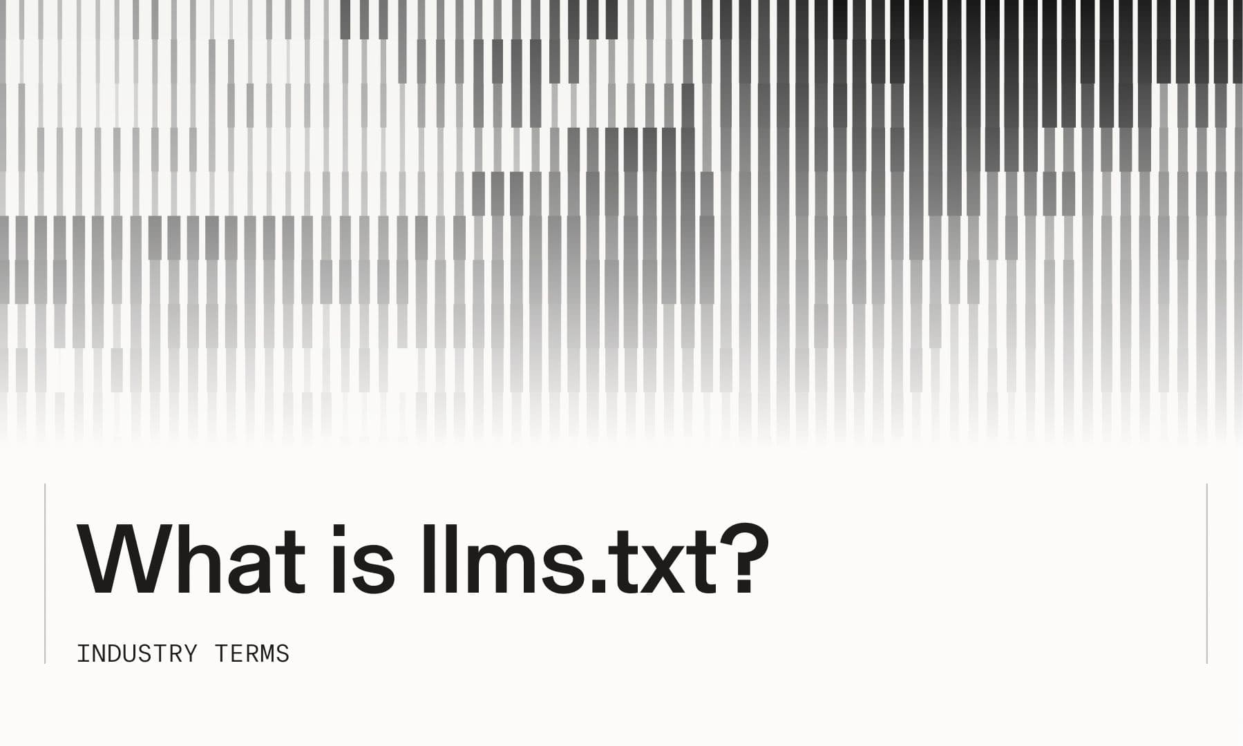 What is llms.txt