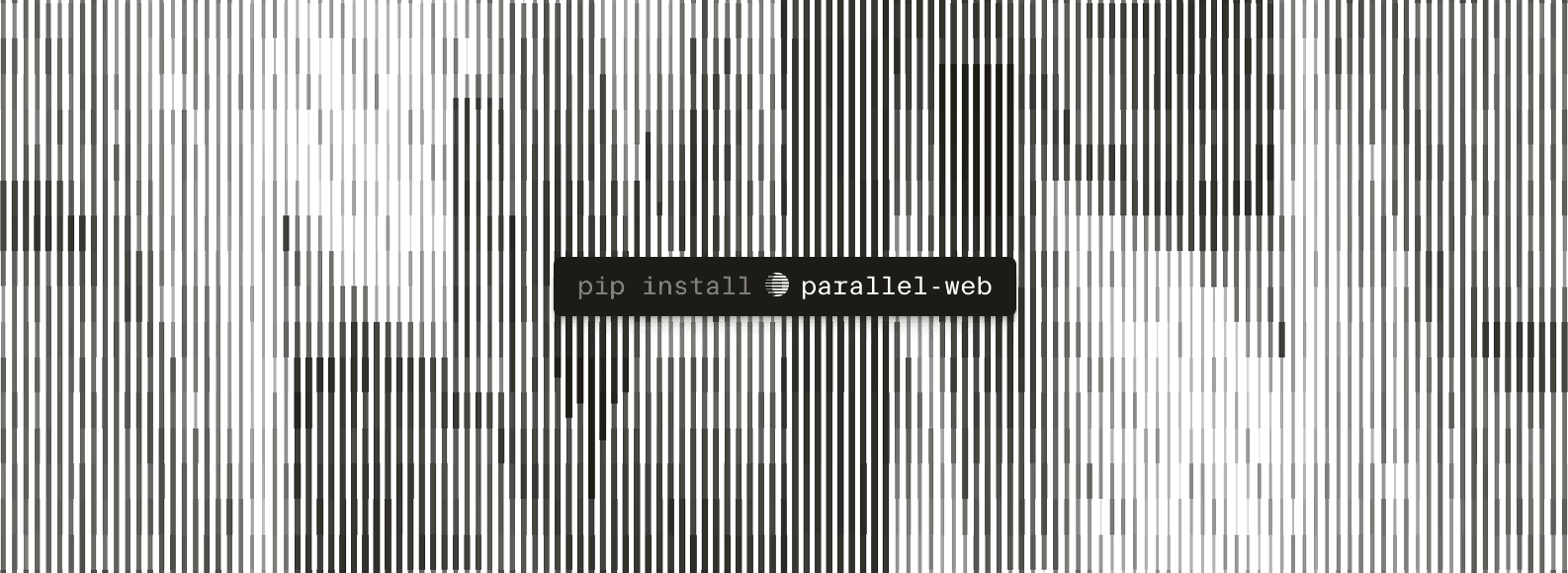 API interface screenshot showing search query input and structured data output