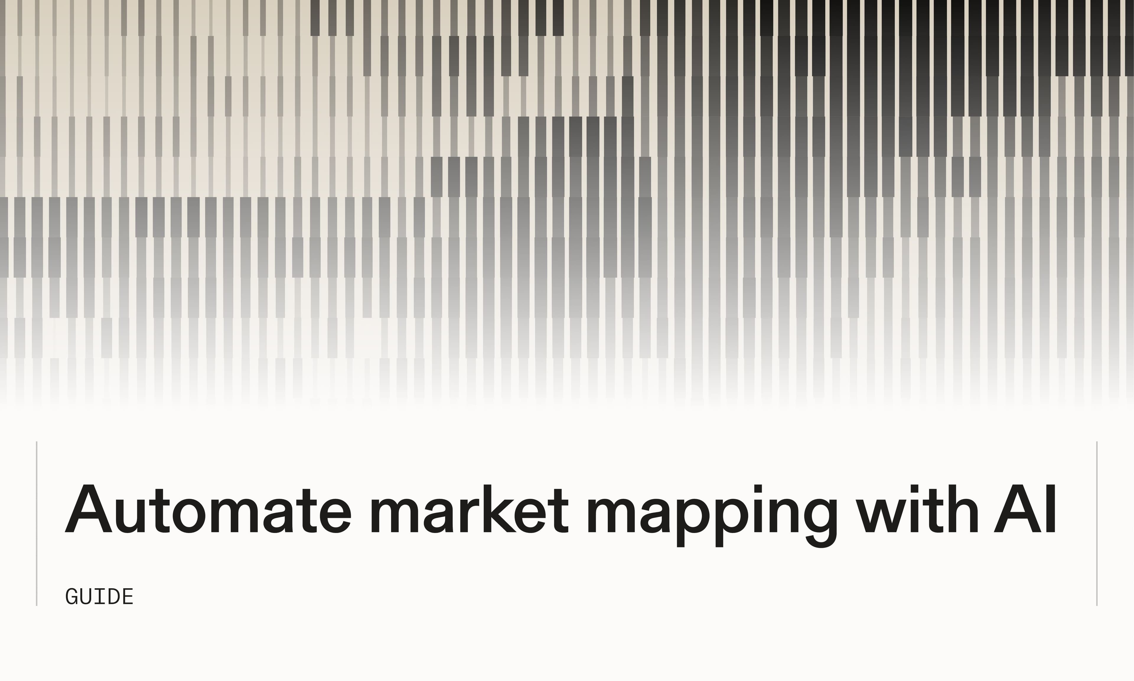 How to automate market mapping with AI: a developer's guide to competitive landscape analysis