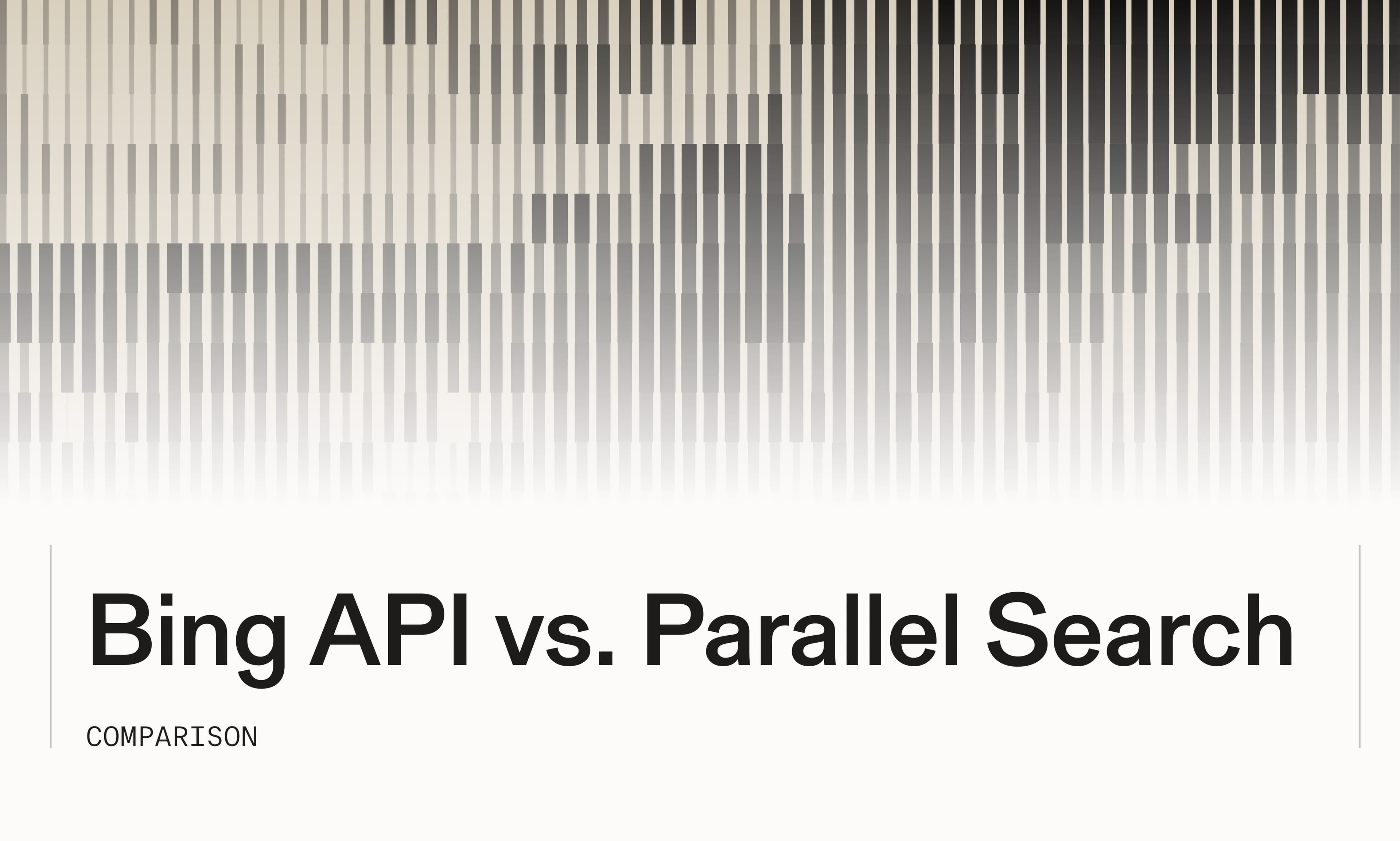 Bing API vs. Parallel Search API