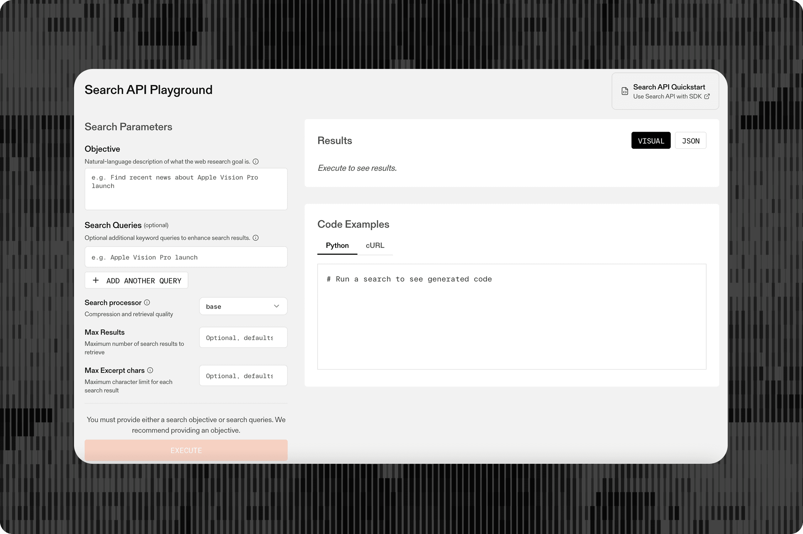 Introducing the Parallel Search API